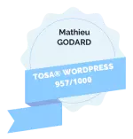 Certification TOSA WordPress 957 sur 1000